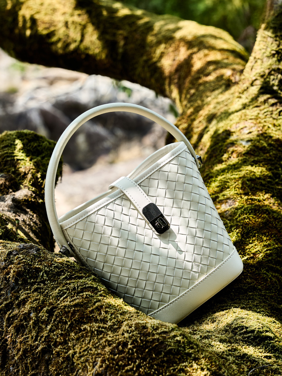 Top-Grain Cowhide Boston Shoulder Crossbody — Refined Two-Colour view 3