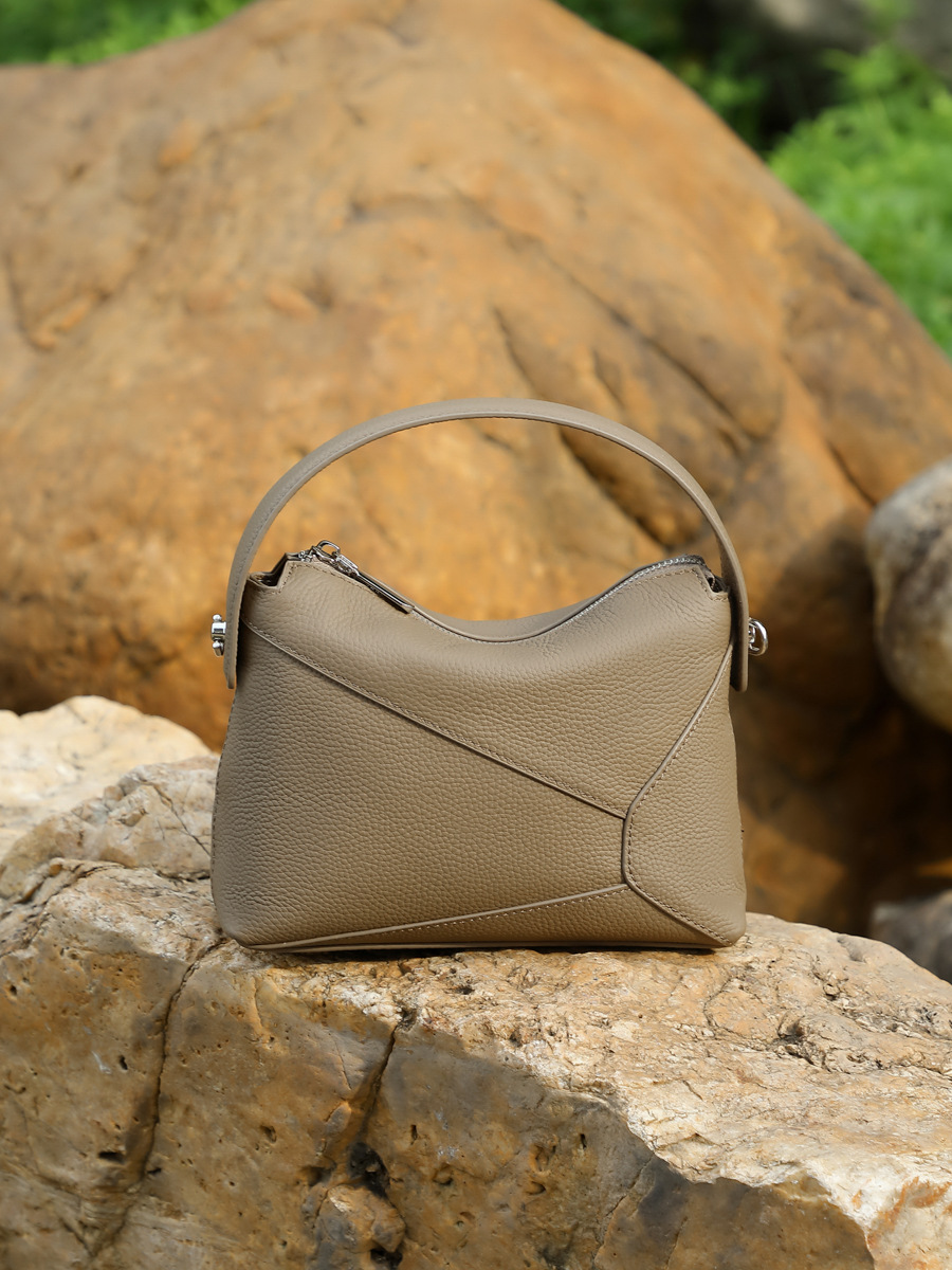 Premium Mini Geometric Pillow Crossbody — Three-Colour Boutique view 5