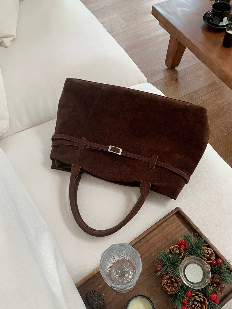 Bolso de mano de cuero PU mate view 2