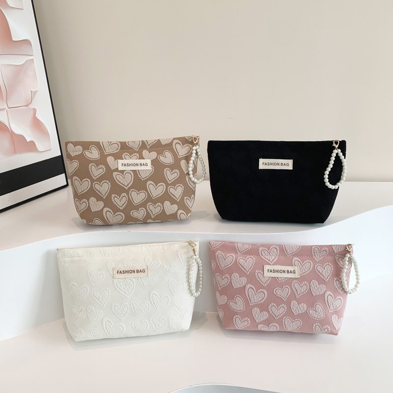 Heart Cosmetic Travel Toiletry Bag