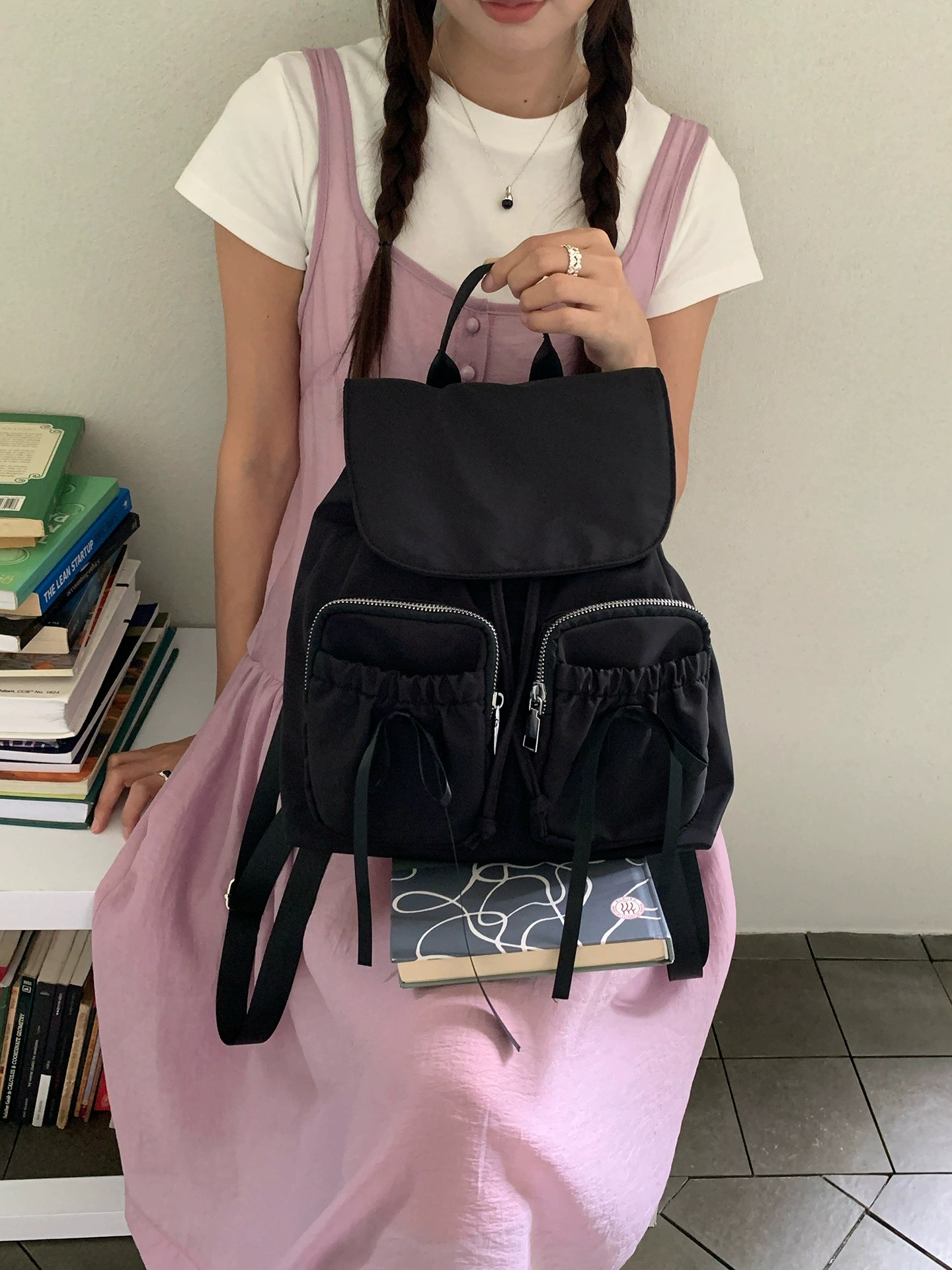 PU Leather Backpack view 3