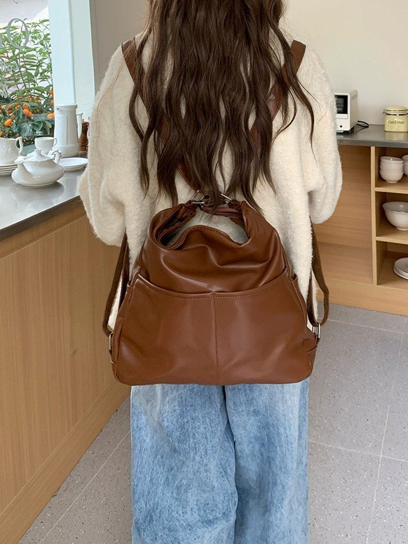 PU Leather Backpack for wholesale OEM — YANYAN Bags Guangzhou handbag factory