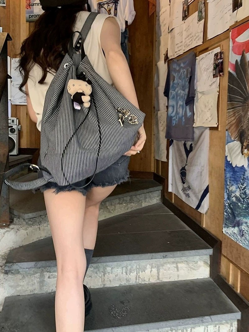 Cotton Canvas Backpack view 4