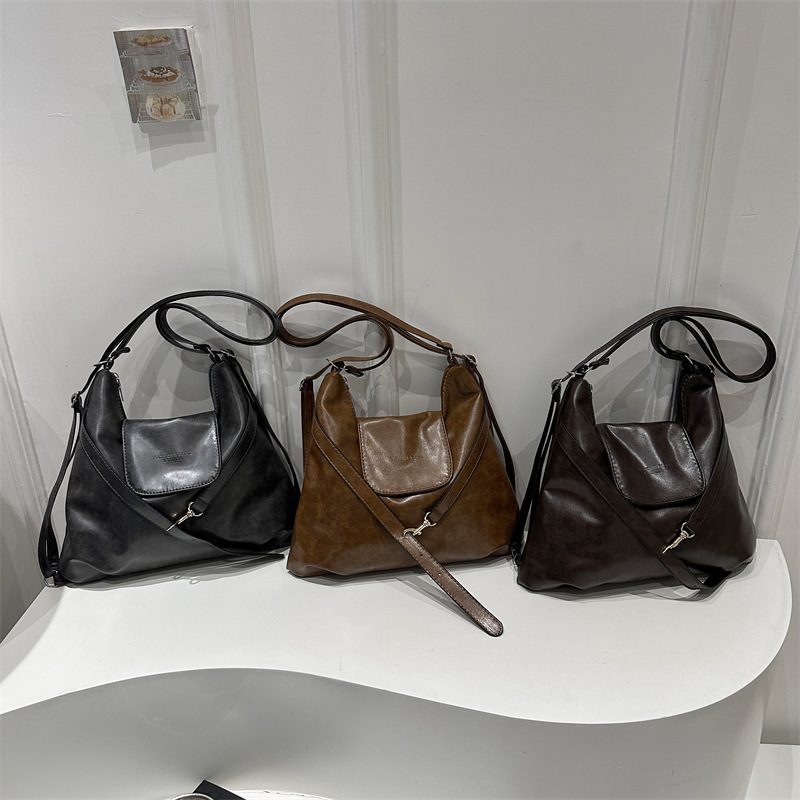 Retro Large-Capacity Convertible Tote Backpack
