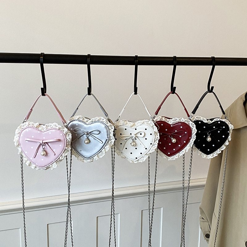 Sweet Bow Polka Dot Backpack Crossbody