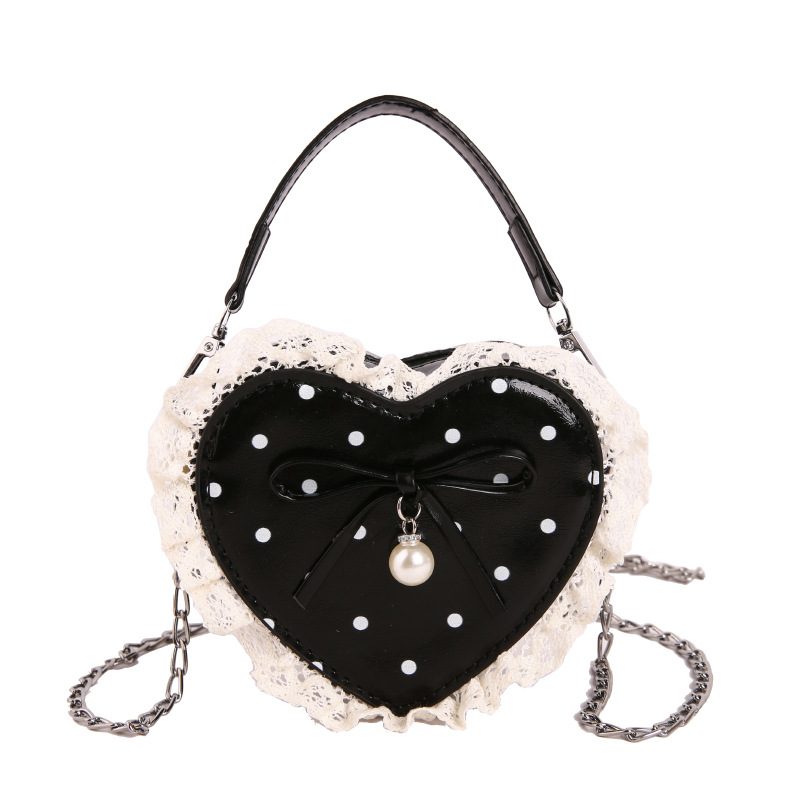 Sweet Bow Polka Dot Backpack Crossbody view 6