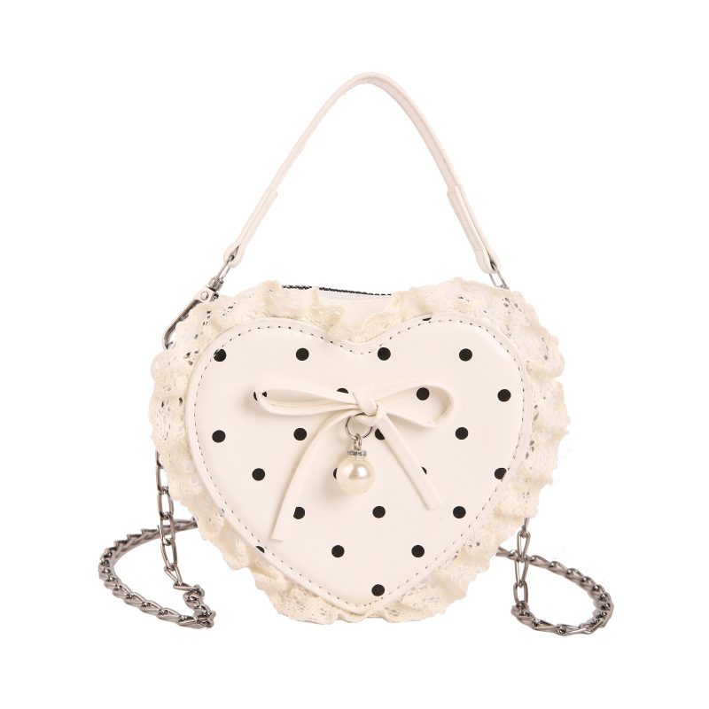Sweet Bow Polka Dot Backpack Crossbody view 8