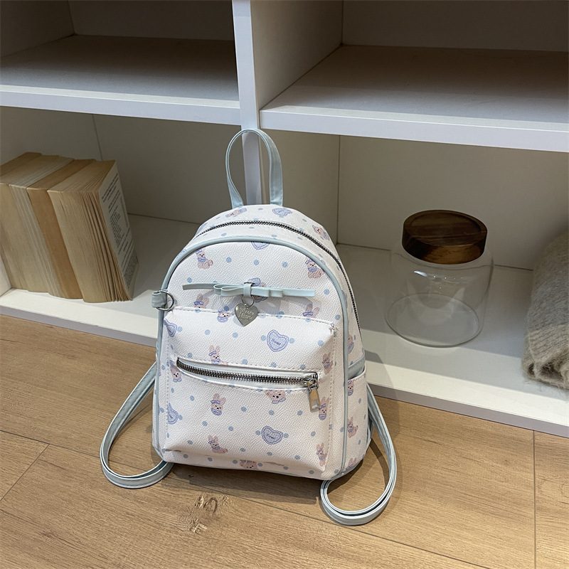 Fresh Floral Print Casual Backpack view 4