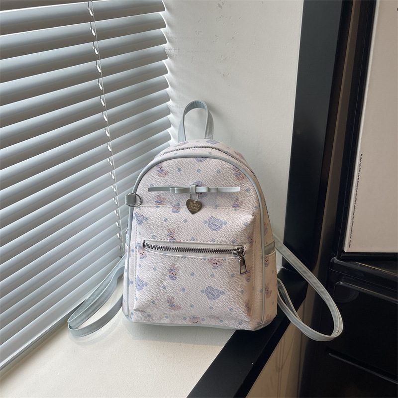 Fresh Floral Print Casual Backpack view 8