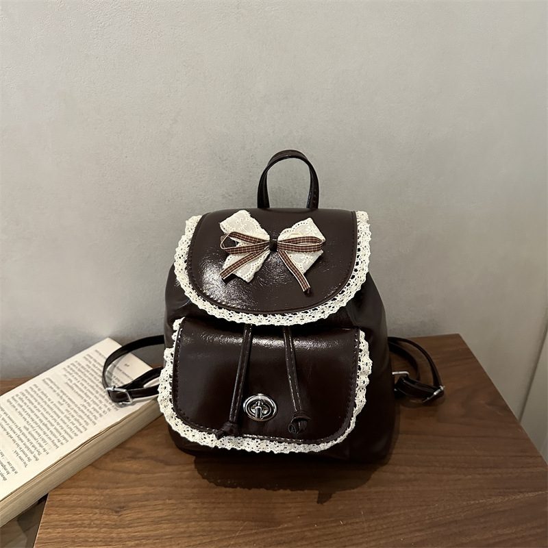 Vintage Light Luxury Casual Backpack view 2