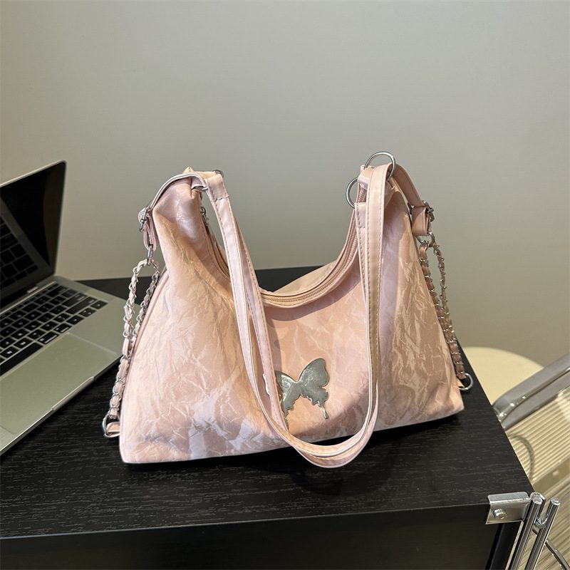 Embroidered Bow Soft Large Capacity Backpack view 3