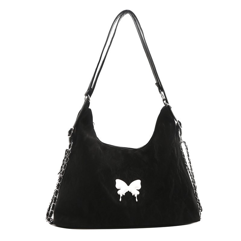 Embroidered Bow Soft Large Capacity Backpack view 7