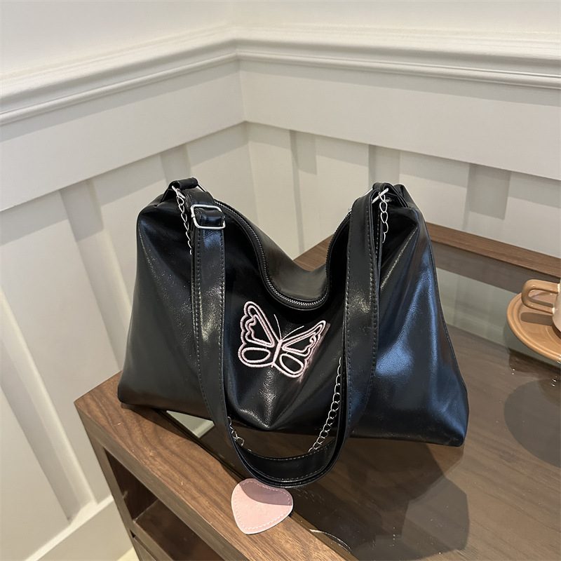 Embroidered Butterfly Backpack Shoulder Bag view 3