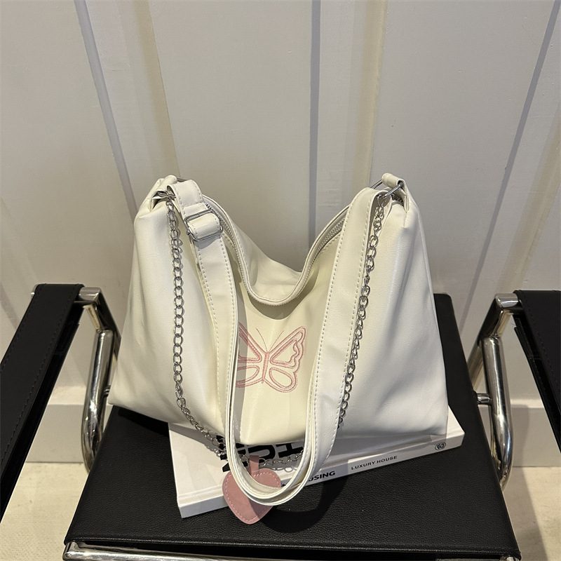 Embroidered Butterfly Backpack Shoulder Bag view 4