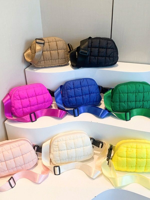 Plaid Waist Crossbody Chest Bag