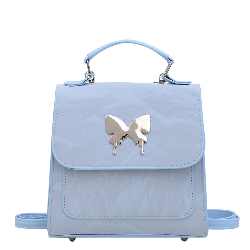 Butterfly Mini Square Backpack Top-Handle Bag view 7