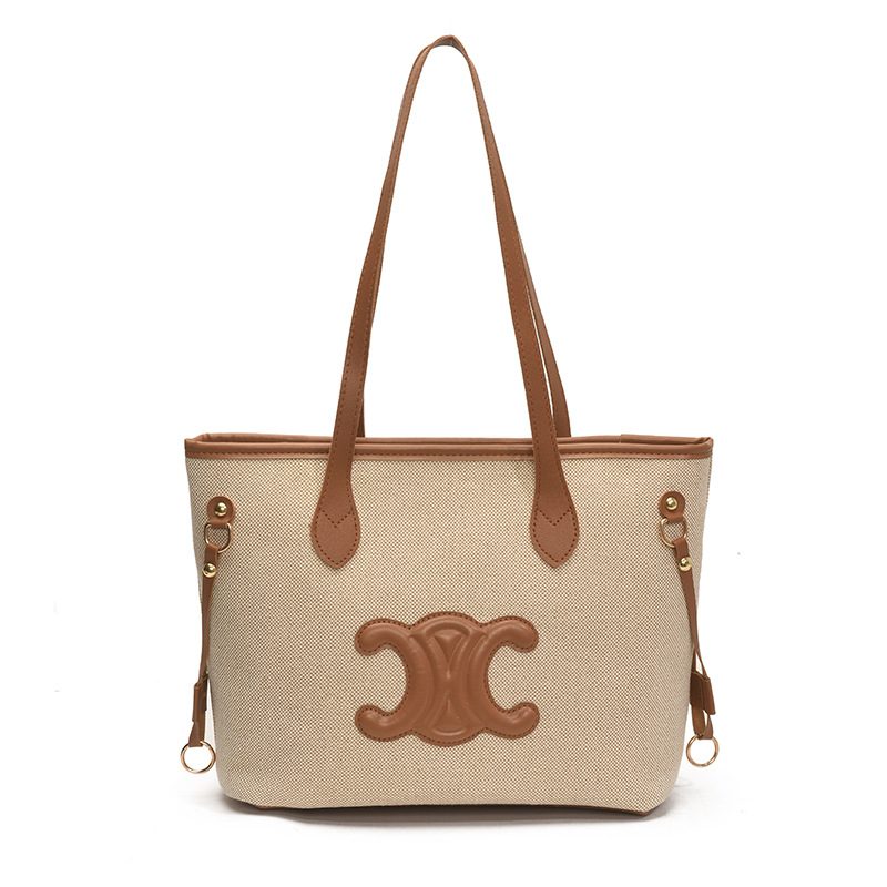 Color-Block Large Capacity Tote Backpack view 11