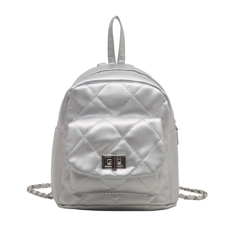 Quilted Chain Mini Backpack view 10