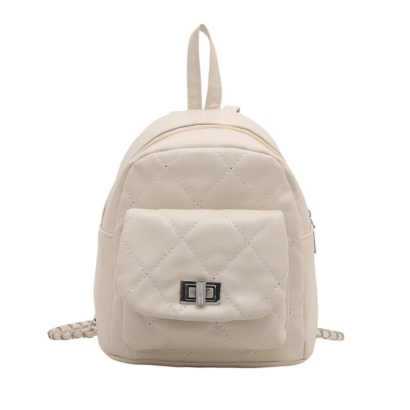 Quilted Chain Mini Backpack view 6