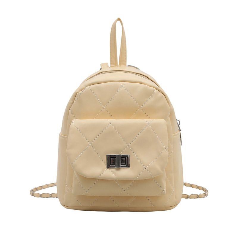 Quilted Chain Mini Backpack view 7