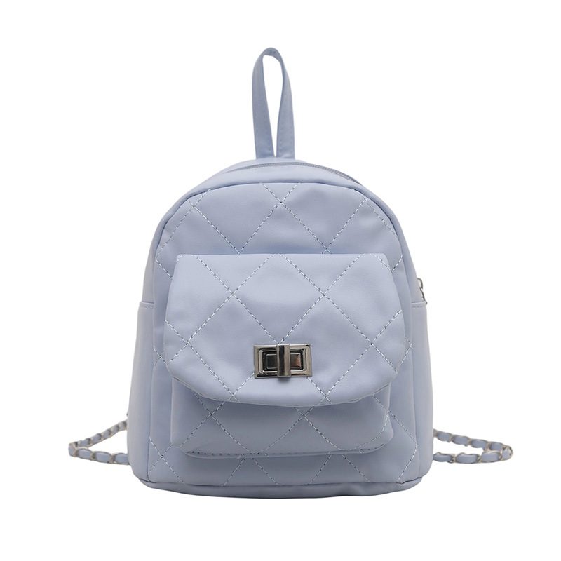 Quilted Chain Mini Backpack view 9