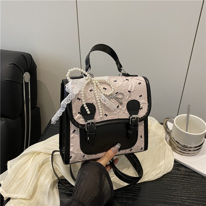 Karierte Rucksack Crossbody Bag view 3