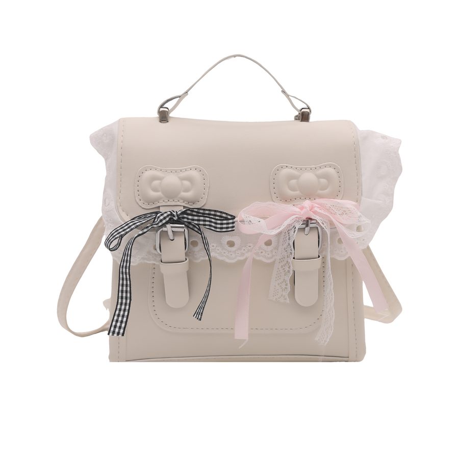 Lace Trim Ruffle Backpack view 6