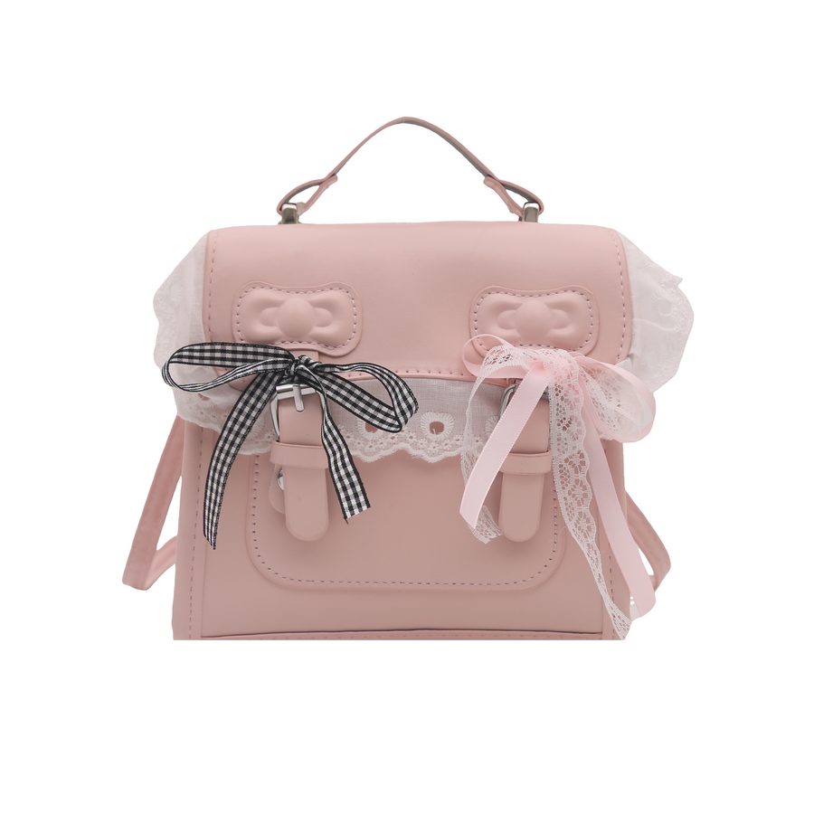 Lace Trim Ruffle Backpack view 7