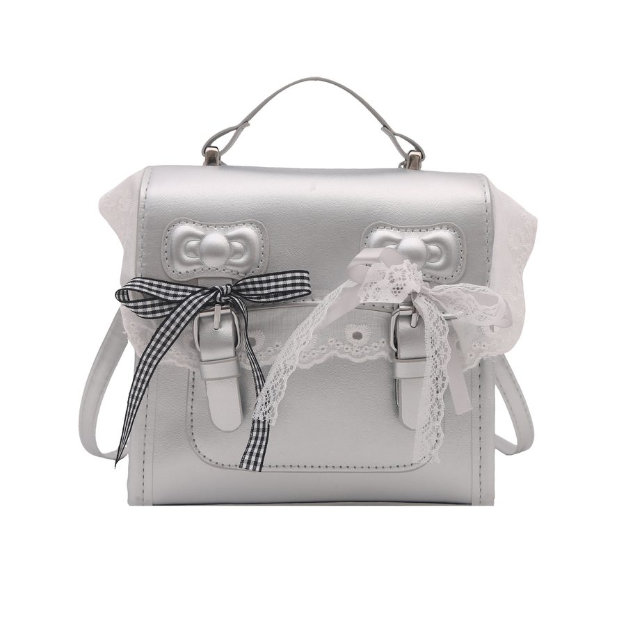 Lace Trim Ruffle Backpack view 8