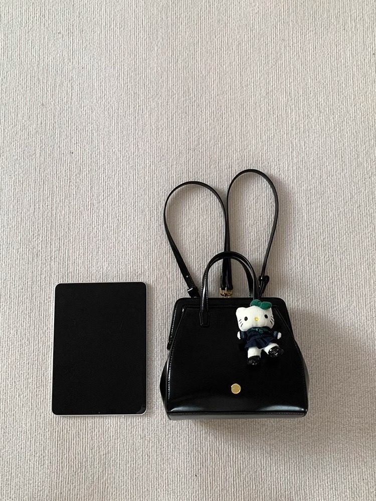 Retro Lightweight Black Backpack view 3