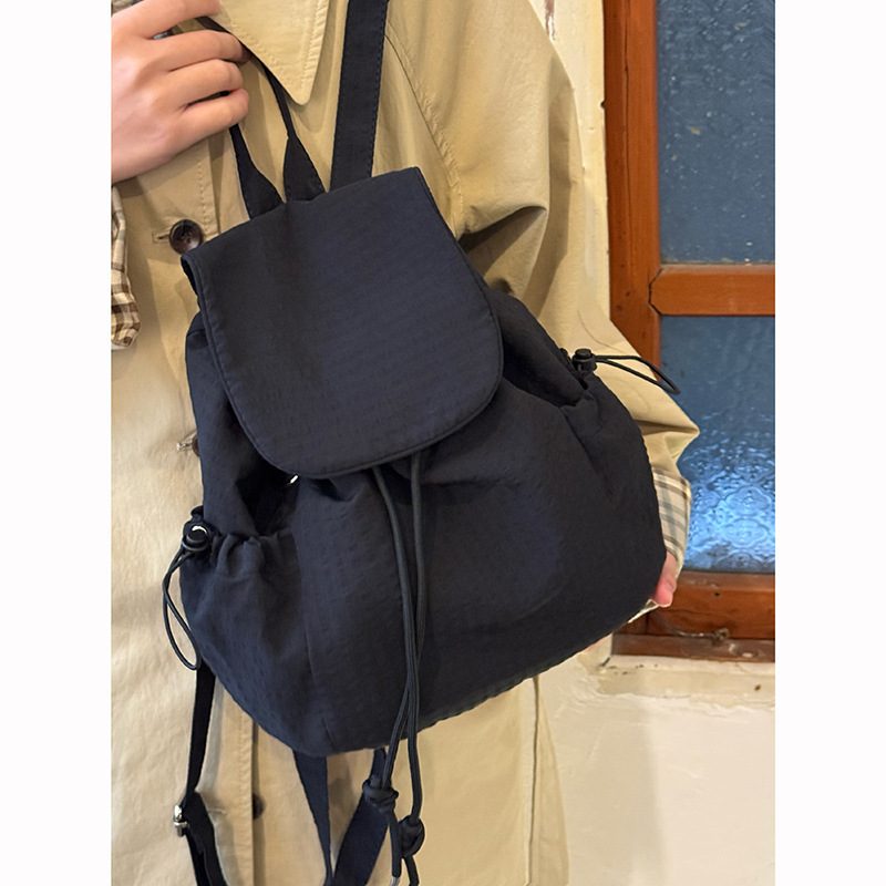 Plaid Drawstring Student Backpack view 4