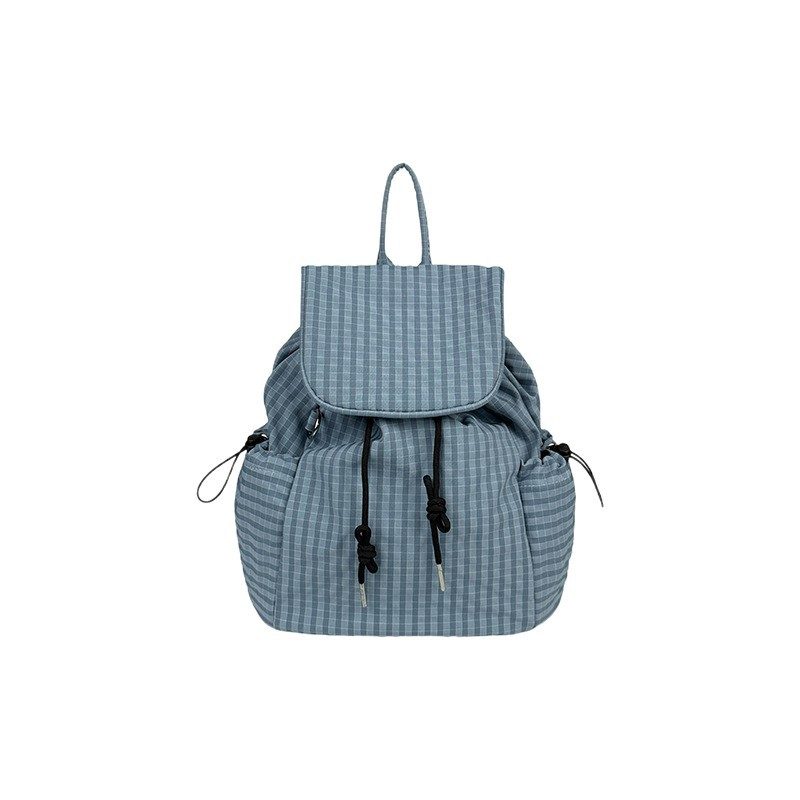 Drawstring Canvas Nylon Backpack view 2