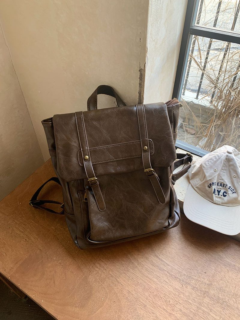 JK Preppy Style Backpack Messenger Bag view 6