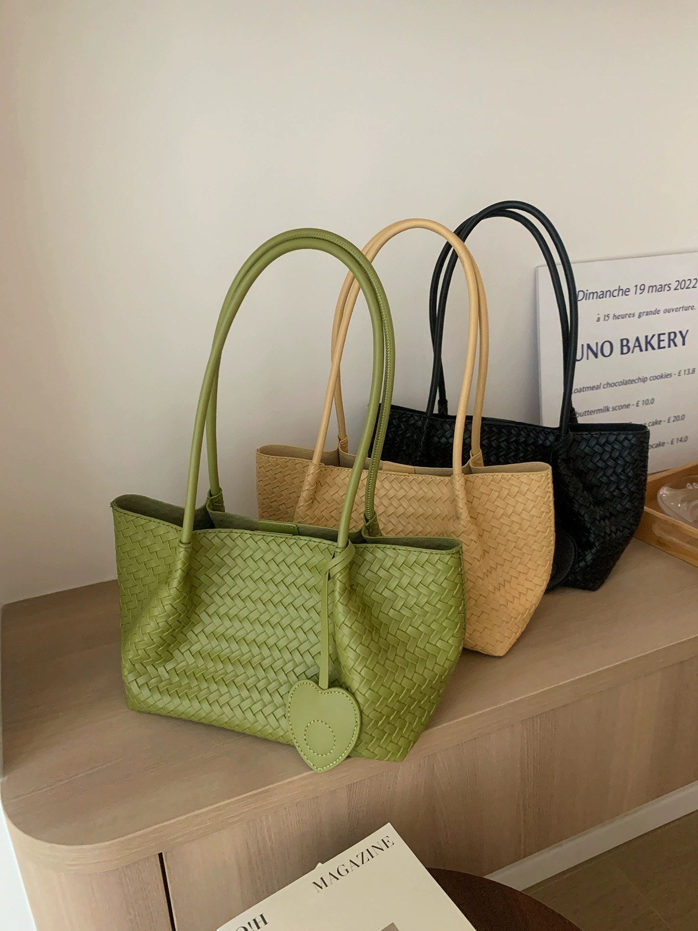 Woven Synthetic Bucket Bag for wholesale OEM — YANYAN Bags Guangzhou handbag factory