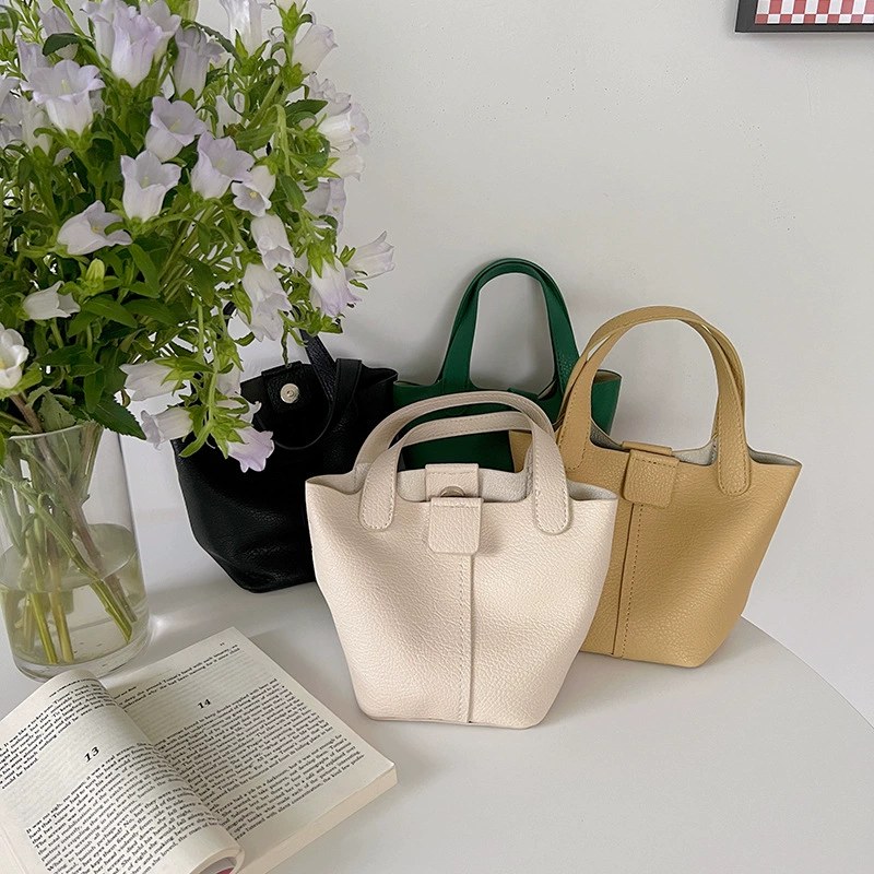 PU Leather Bucket Bag for wholesale OEM — YANYAN Bags Guangzhou handbag factory