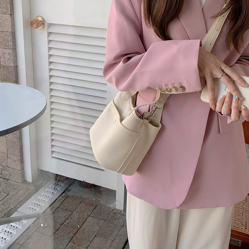PU Leather Bucket Bag view 2