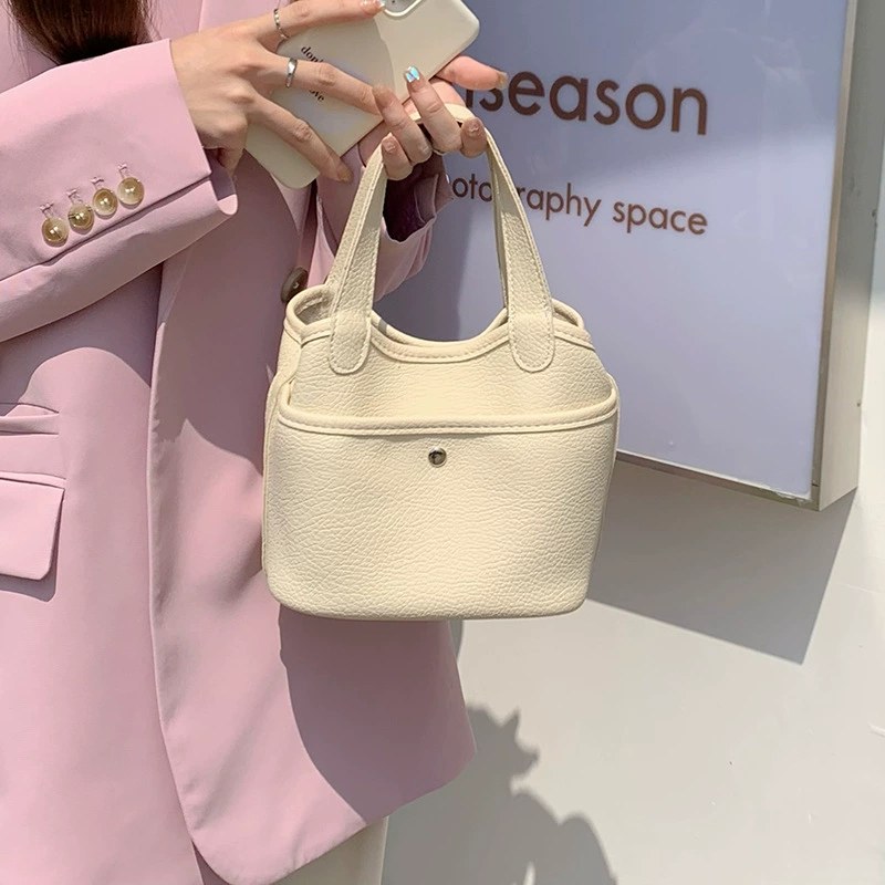 PU Leather Bucket Bag view 4
