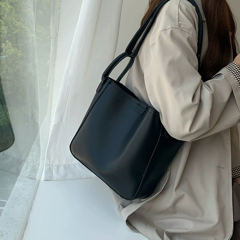 PU Leather Bucket Bag for wholesale OEM — YANYAN Bags Guangzhou handbag factory