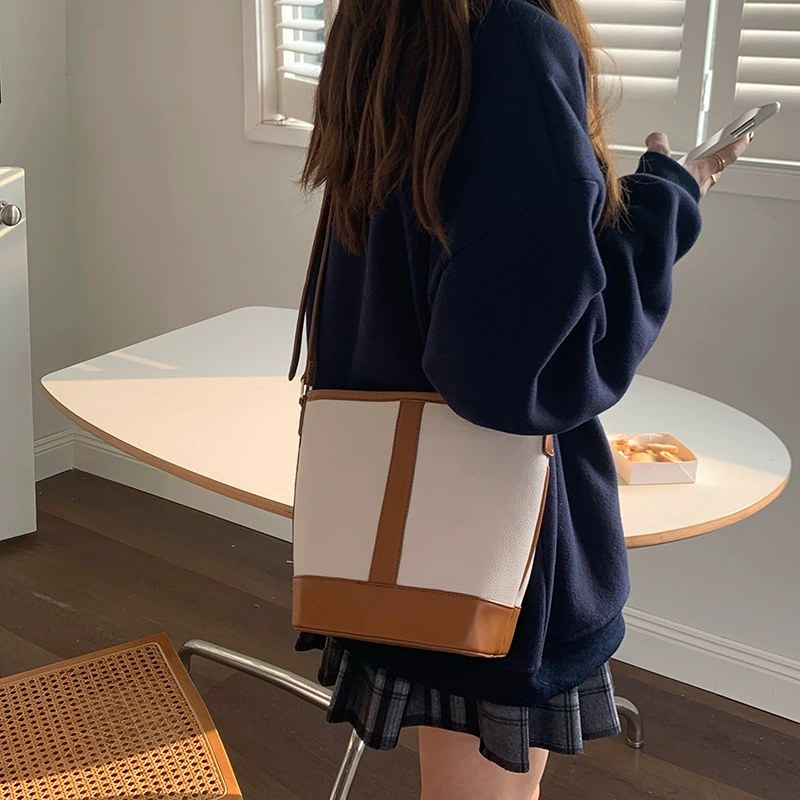 PU Leather Bucket Bag for wholesale OEM — YANYAN Bags Guangzhou handbag factory