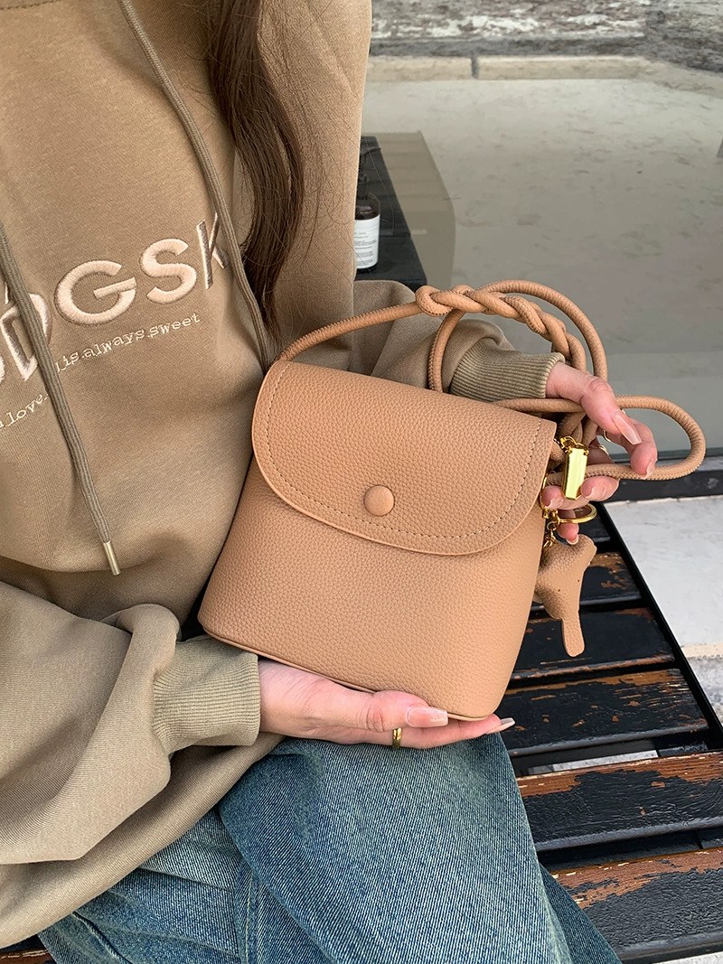 PU Leather Bucket Bag view 2