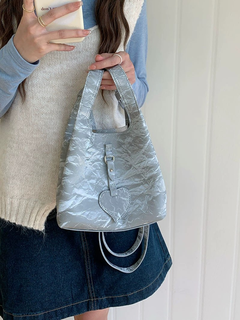 PU Leather Bucket Bag view 2