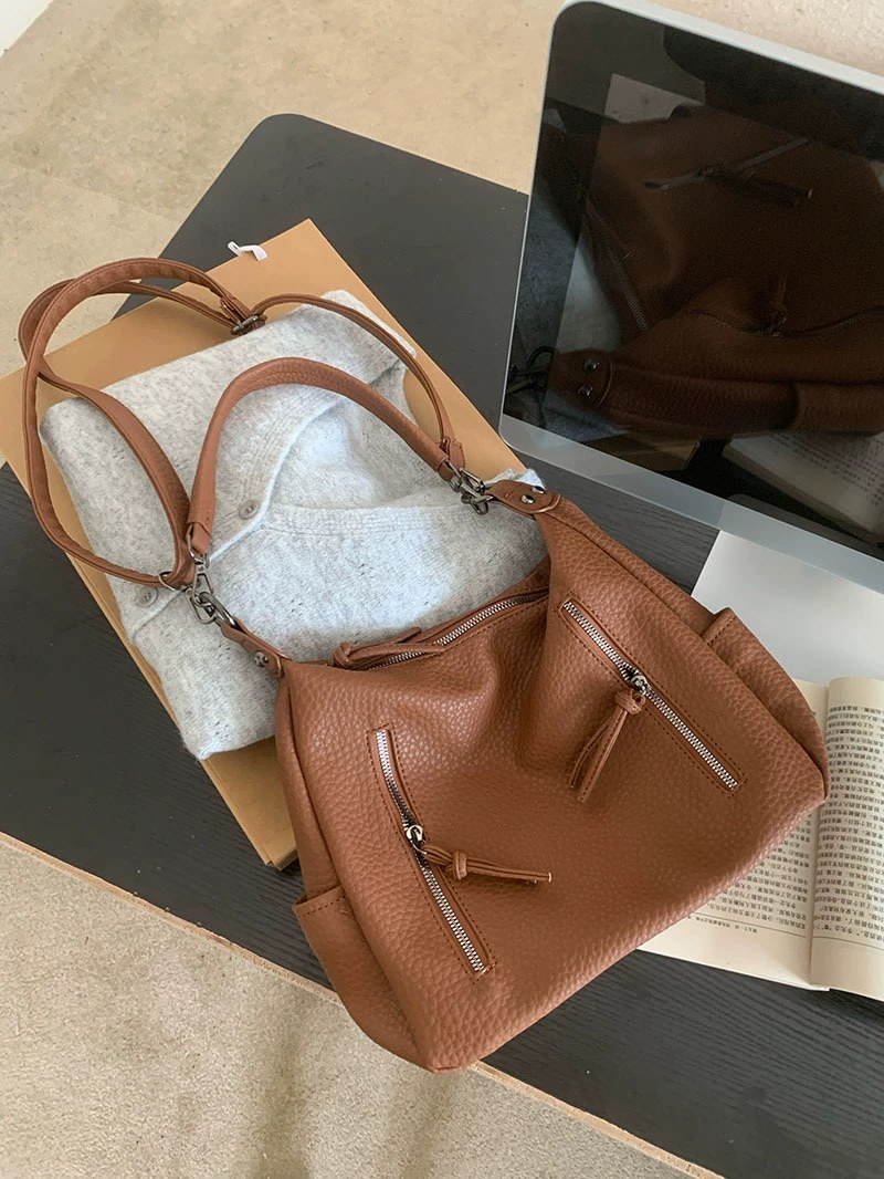 Bolso Cubo de Cuero PU view 3