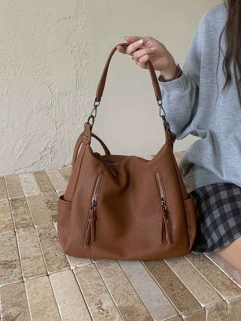 Bolso Cubo de Cuero PU view 5