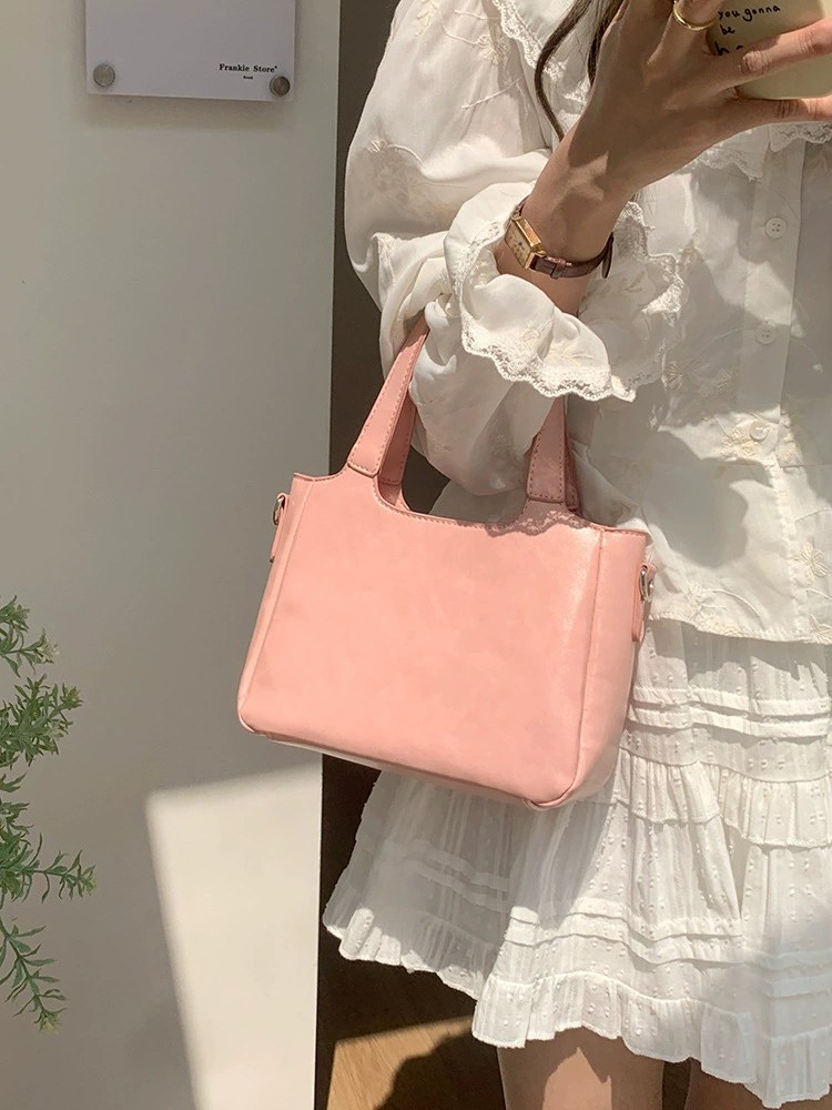 Bolso Cubo de Cuero PU view 4