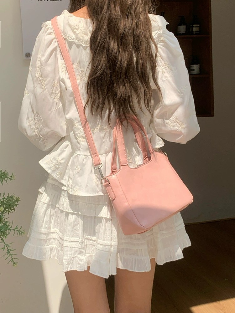 Bolso Cubo de Cuero PU view 5