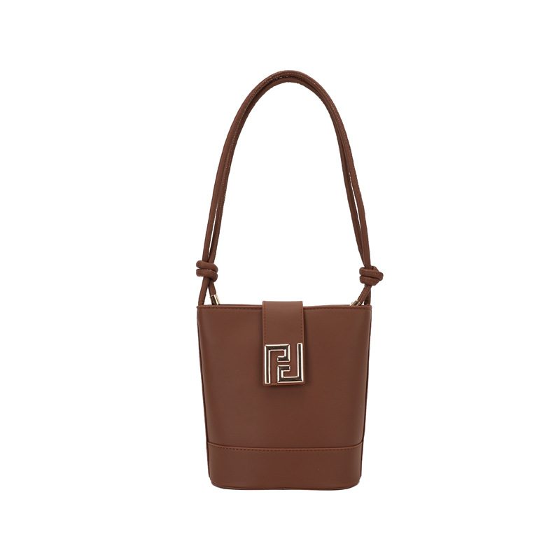 Vintage Minimalist Bucket Crossbody Shoulder Bag view 7