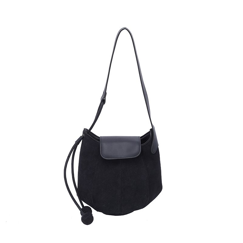 Vintage Minimalist Bucket Crossbody Bag view 8