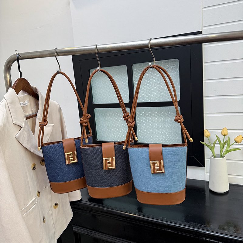 Minimalist Bucket Shoulder Crossbody Bag