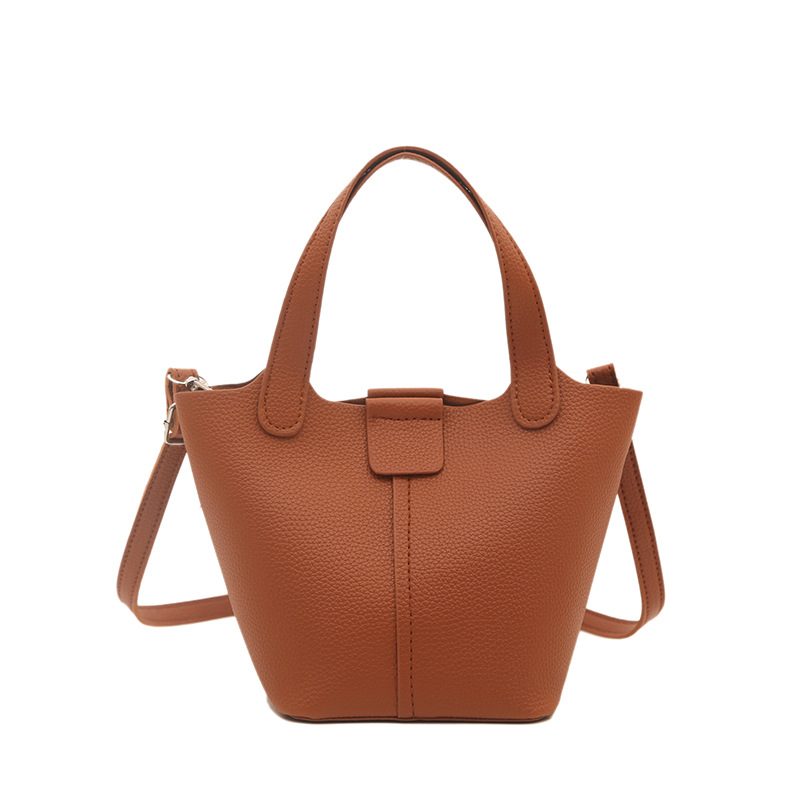 Minimalist Large Capacity Bucket Crossbody Bag view 9