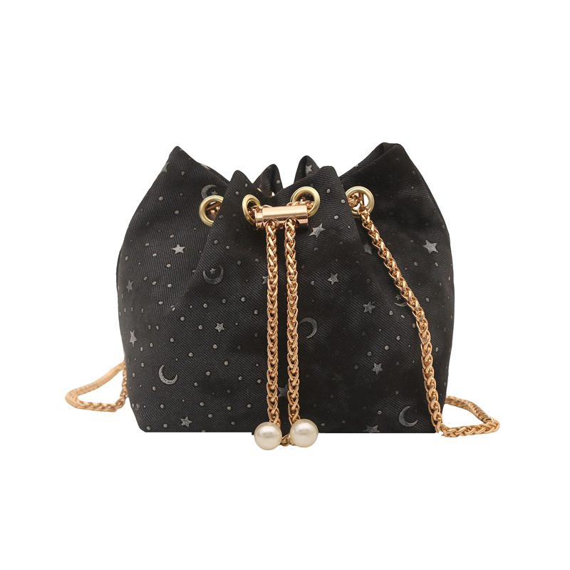 Mini Chain Crossbody Bucket Bag view 6